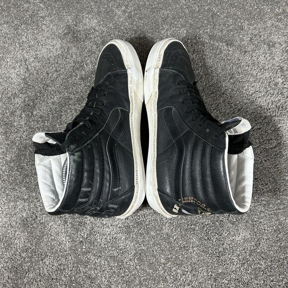 Vans Sk8-Hi Divine Energy Women's Size 8.5 Black White Athletic Skate Shoes Used - Picture 11 of 15